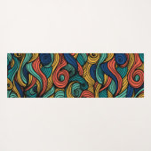 Wol Topped paisley Yogamat (Achterkant (horizontaal))