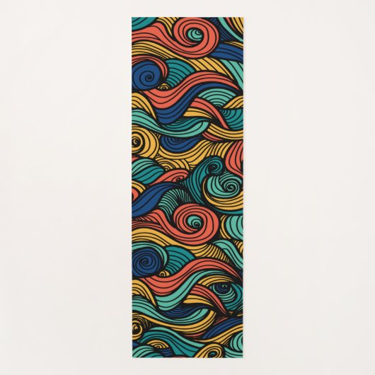 Wol Topped paisley Yogamat (Voorkant)