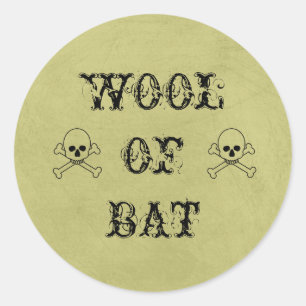 Wol van Bat Label Halloween Potion Snoep Bar