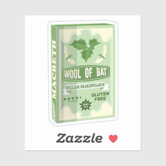 WOL VAN BAT MACBETH HEKSEN STICKER (Vel)