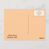Wol vol briefkaart (Achterkant)