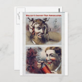 Wolcott's Instant Pain Annihilator Briefkaart (Voorkant / Achterkant)