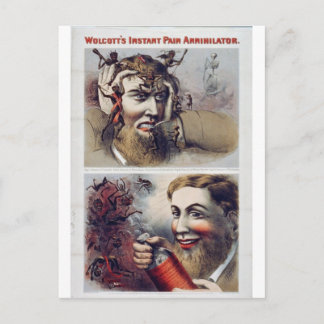 Wolcott's Instant Pain Annihilator Briefkaart