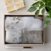 Wold in Sneeuw Collage 1 Decoupage papier (Geschenk)