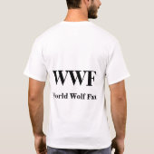Wold Wolf Fan T-shirt (Achterkant)