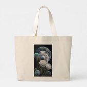 Wolf10: Grote Tote Bag (Achterkant)