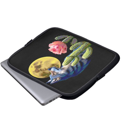 Wolf11: Elektronicatas Laptop Sleeve (Voorkant onderkant)