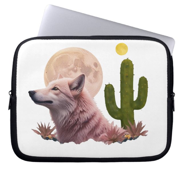 Wolf12: Laptop Sleeve (Voorkant)