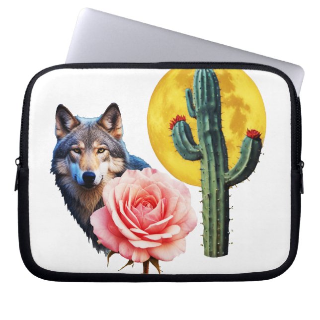 Wolf14: Laptop Sleeve (Voorkant)
