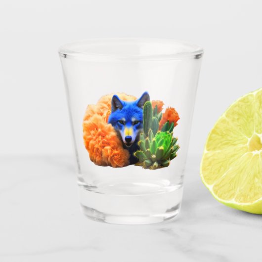 Wolf22: Shot Glas (Voorkant)