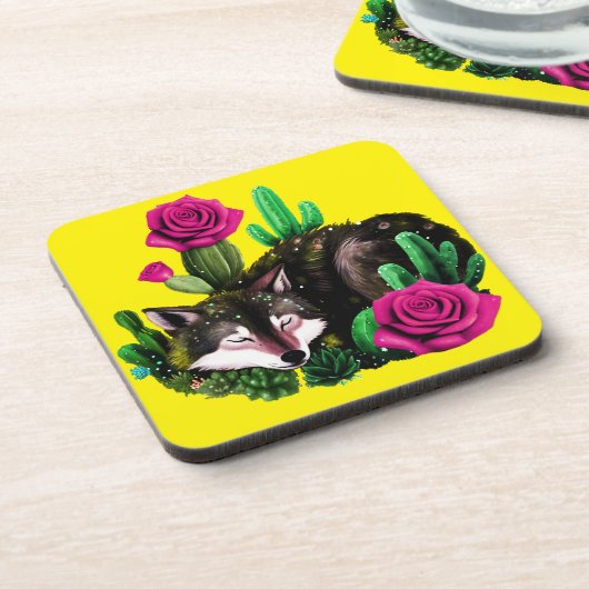 Wolf24: Bier Onderzetter (Linkerzijde)