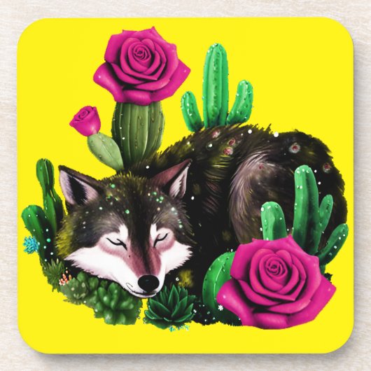 Wolf24: Bier Onderzetter (Voorkant)