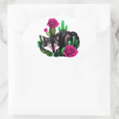 Wolf24: Ovale Sticker (Tas)