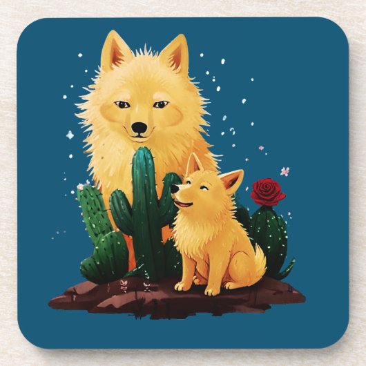 Wolf26: Bier Onderzetter (Voorkant)