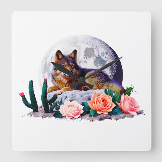 Wolf27: Vierkante Klok (Voorkant)