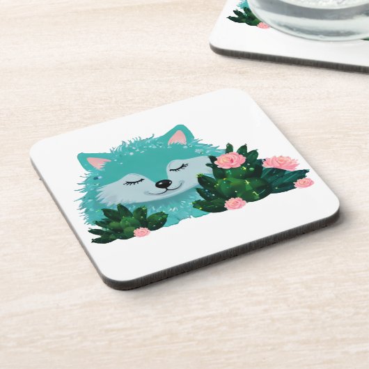 Wolf28: Bier Onderzetter (Linkerzijde)