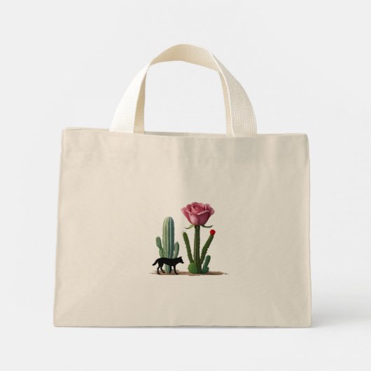 Wolf8: Mini Tote Bag (Achterkant)