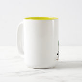 Wolf8: Tweekleurige Koffiemok (Voorkant links)