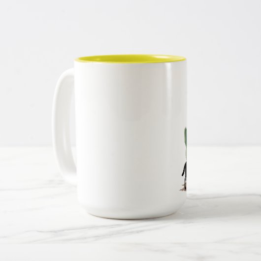 Wolf8: Tweekleurige Koffiemok (Voorkant links)