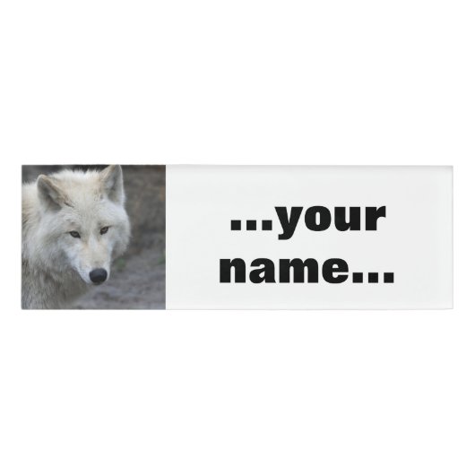 Wolf 001 naambadge (Voorkant)