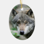 Wolf_011 Keramisch Ornament (Achterkant)