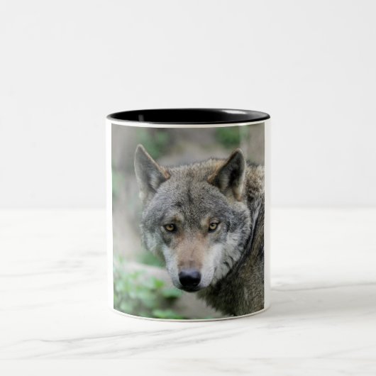 Wolf_011 Tweekleurige Koffiemok (Center)