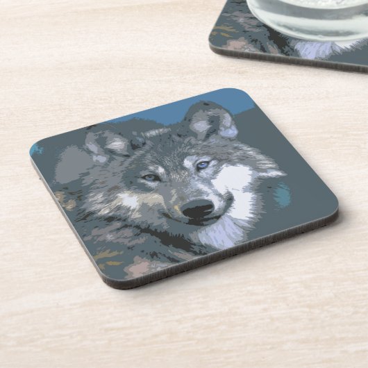 Wolf 032 bier onderzetter (Linkerzijde)