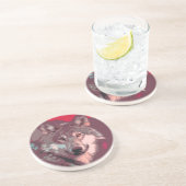 Wolf 040 zandsteen onderzetter (Zijkant)