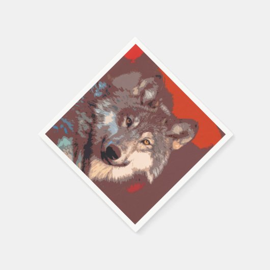 Wolf 042 servet (Hoek)