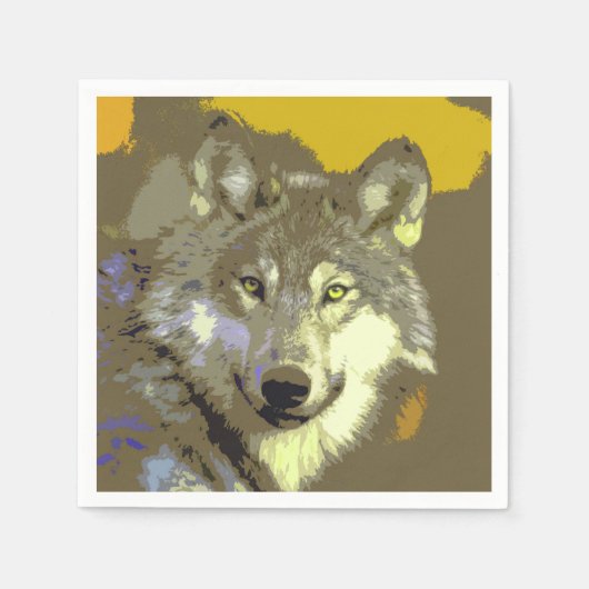 Wolf 044 servetten (Voorkant)