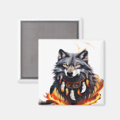 Wolf 04 magneet (Voorkant / Achterkant)