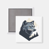 Wolf 05 magneet (Voorkant / Achterkant)