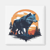 Wolf 06 magneet (Voorkant)