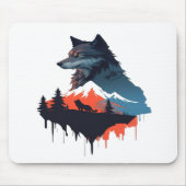 Wolf 07 muismat (Voorkant)
