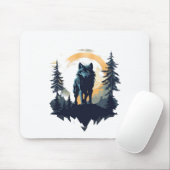 Wolf 08 muismat (Met muis)