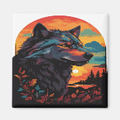 Wolf 09 magneet (Voorkant)