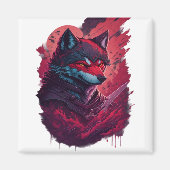 Wolf 13 magneet (Voorkant)