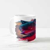 Wolf 14 koffiemok (Voorkant links)