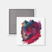 Wolf 14 magneet (Voorkant / Achterkant)