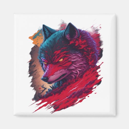 Wolf 14 magneet (Voorkant)