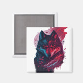Wolf 16 magneet (Voorkant / Achterkant)