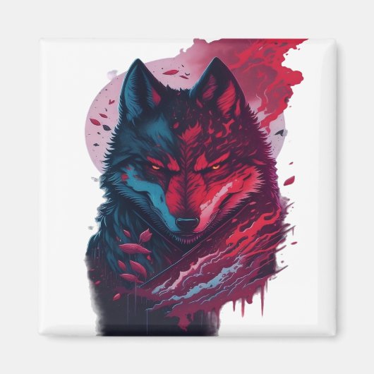Wolf 16 magneet (Voorkant)