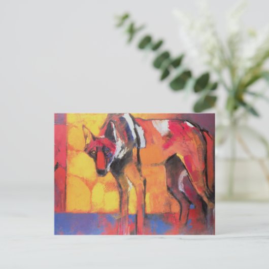 Wolf 1996 briefkaart (Staand voorkant)