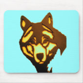 Wolf 1 Mousepad Muismat (Voorkant)