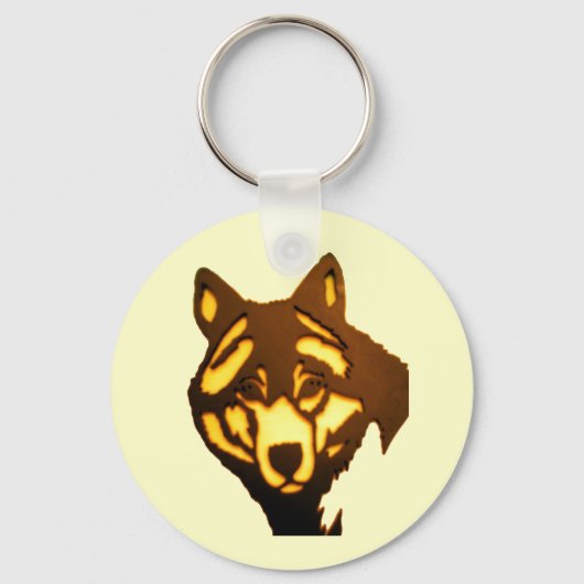 Wolf 1 Sleutelhanger (Voorkant)