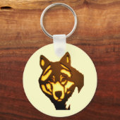 Wolf 1 Sleutelhanger (Voorkant)