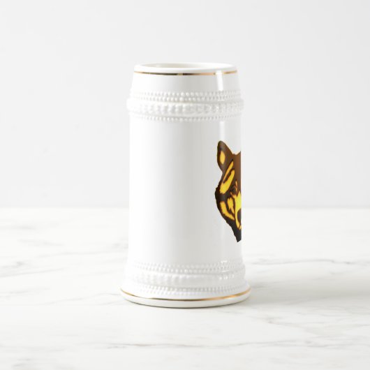 Wolf 1 Stein Bierpul (Center)