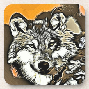 Wolf 2014-0978 bier onderzetter
