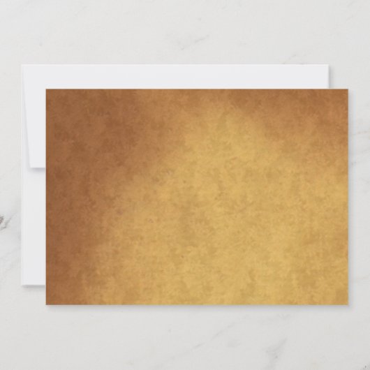 Wolf 50th Birthday Party Kaart (Achterkant)