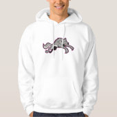 Wolf Aanvallen Mannen Hoodie (Voorkant)